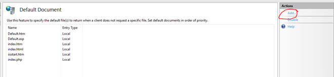 Add PHP files to default page files