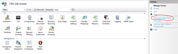Application Poolw