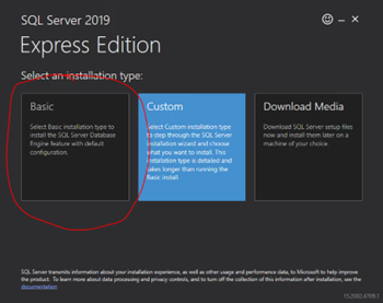 Basic SQL Server installation