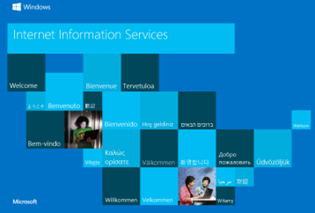 Default IIS home page