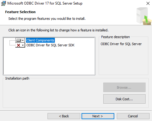 ODBC Installation