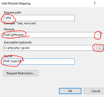 CGI-PHP mapping