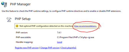 PHP recommendations
