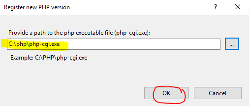 PHP Path for registration